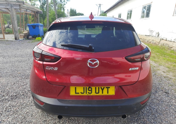 Mazda CX-3 cena 45900 przebieg: 21676, rok produkcji 2019 z Olsztyn małe 326